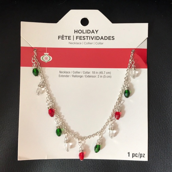 Holiday Jewelry - New Christmas light shaped necklace